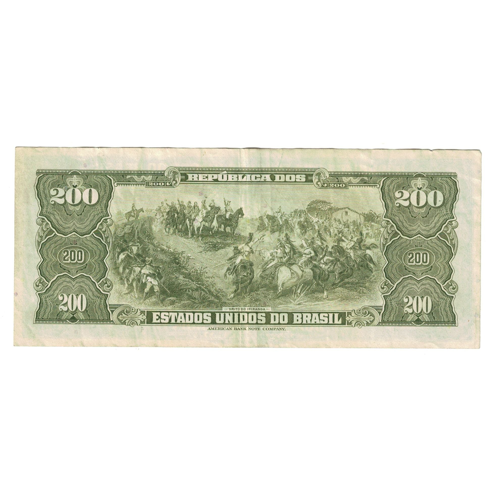 Banknote, Brazil, 200 Cruzeiros, KM:171c, AU(55-58)