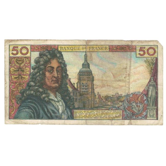 Frankreich, 50 Francs, Racine, 1974, U.245, S, Fayette:64.27, KM:148d
