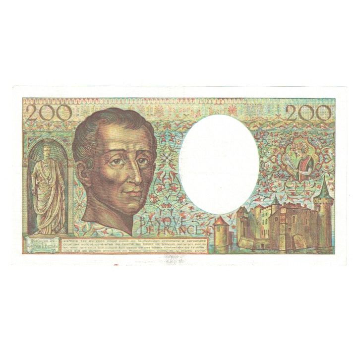 Francja, 200 Francs, Montesquieu, 1985, E.035, UNC(60-62), Fayette:70.5, KM:155a