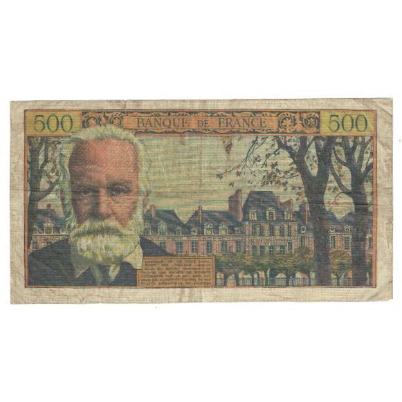 Francja, 500 Francs, Victor Hugo, 1955, Z.68, VF(20-25), Fayette:35.4, KM:133a