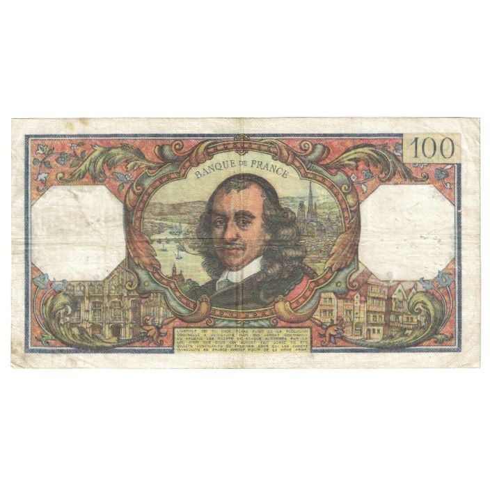 France, 100 Francs, Corneille, 1975, F.890, VF(20-25), Fayette:65.48, KM:149e