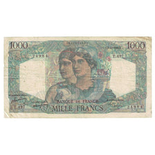 Frankreich, 1000 Francs, Minerve et Hercule, 1948, T.497, S, Fayette:41.24