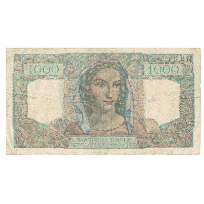 Frankreich, 1000 Francs, Minerve et Hercule, 1948, T.497, S, Fayette:41.24