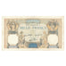 France, 1000 Francs, Cérès et Mercure, 1937, F.3086, AU(50-53), Fayette:38.6