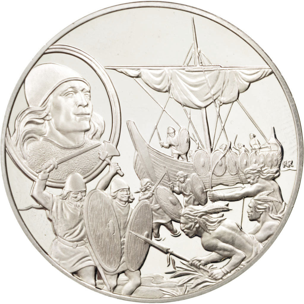 FRANCE, Geography, French Fifth Republic, Medal, MS(60-62), Silver, 38, 20.30