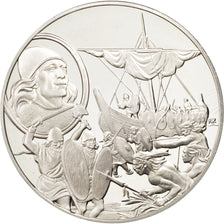 FRANCE, Geography, French Fifth Republic, Medal, MS(60-62), Silver, 38, 20.30