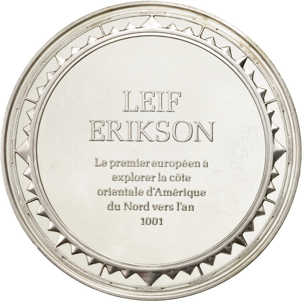 FRANCE, Geography, French Fifth Republic, Medal, MS(60-62), Silver, 38, 20.30