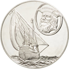 FRANCE, Geography, French Fifth Republic, Medal, MS(60-62), Silver, 38, 20.50