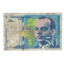 France, 50 Francs, St Exupéry, 1994, K 020084935, VG(8-10), Fayette:73.1d