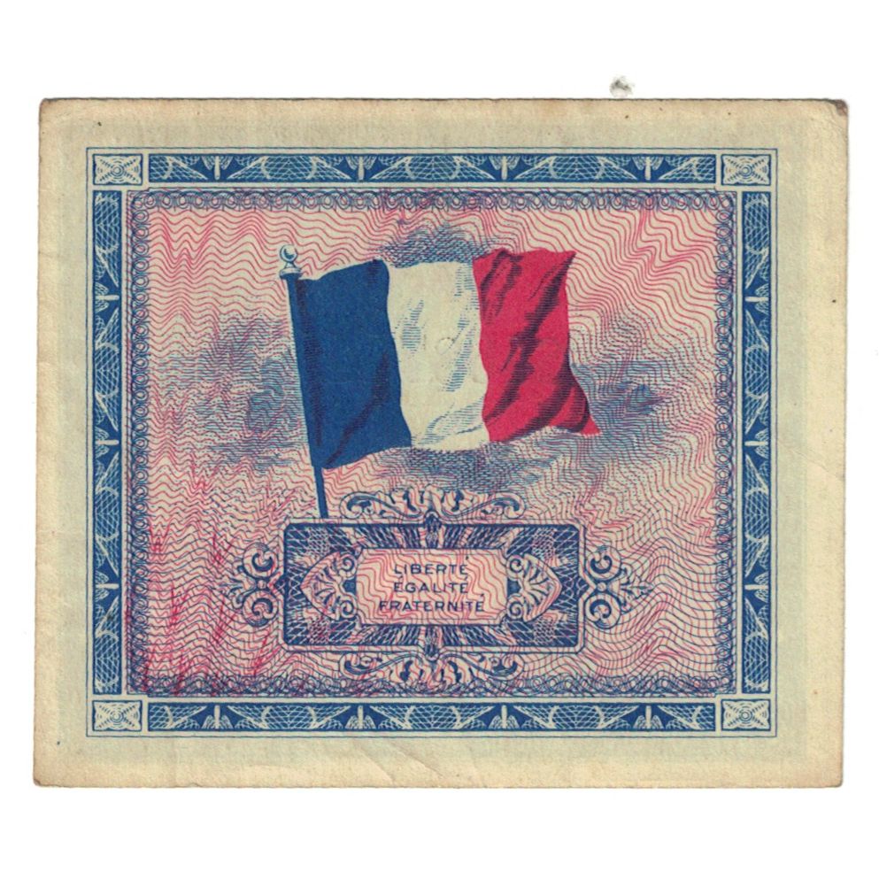 Francia, 10 Francs, Flag/France, 1944, 64687441, MB+, Fayette:VF18.1, KM:116a