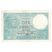 Francia, 10 Francs, Minerve, 1939, V.69149, MBC, Fayette:7.2, KM:84