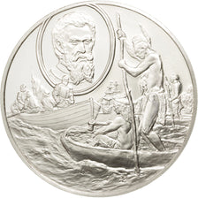 FRANCE, Geography, French Fifth Republic, Medal, MS(60-62), Silver, 38, 19.80