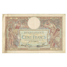 France, 100 Francs, Luc Olivier Merson, 1938, L.60515, TB, Fayette:25.28, KM:86b