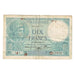 France, 10 Francs, Minerve, 1939, Y.74102, B, Fayette:07.11, KM:84