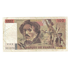 Francja, 100 Francs, Delacroix, 1993, O.223, VF(20-25), Fayette:69bis.7, KM:154g