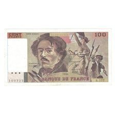 Frankreich, 100 Francs, Delacroix, 1990, A.177, VZ, Fayette:69bis.2c, KM:154e