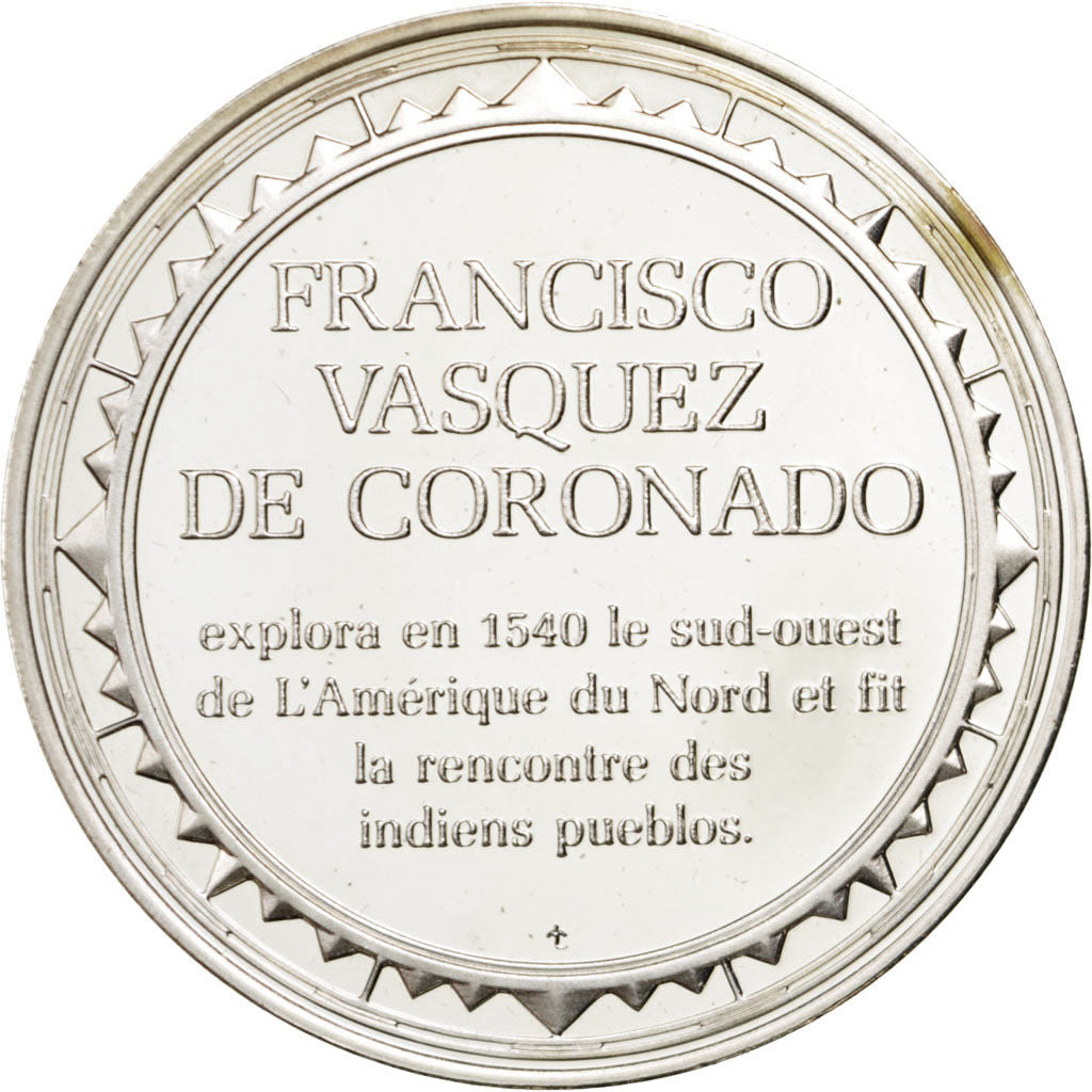 Les Grands Explorateurs, Médaille, Francisco Vasquez De Coronado