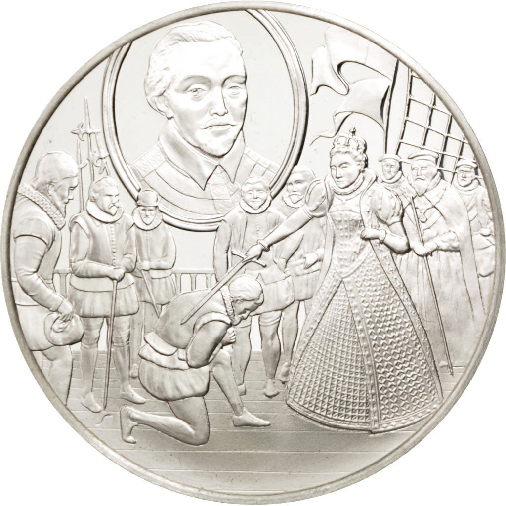 FRANCE, Geography, French Fifth Republic, Medal, VF(30-35), Silver, 38, 20.30