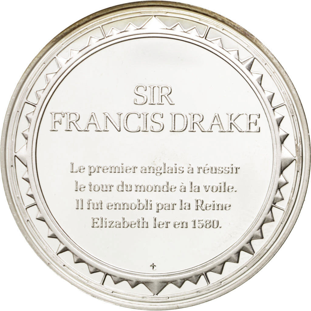 FRANCE, Geography, French Fifth Republic, Medal, VF(30-35), Silver, 38, 20.30