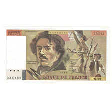Francia, 100 Francs, Delacroix, 1985, Q.99, EBC+, Fayette:69.09, KM:154b