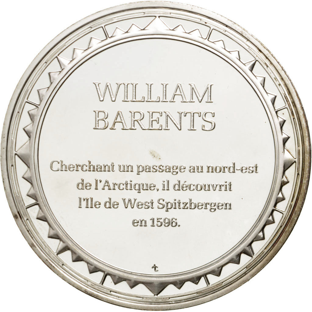 FRANCE, Geography, French Fourth Republic, Medal, MS(60-62), Silver, 38, 19.80