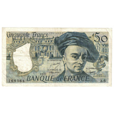 France, 50 Francs, Quentin de La Tour, 1977, Z.5, TB+, Fayette:67.2, KM:152a