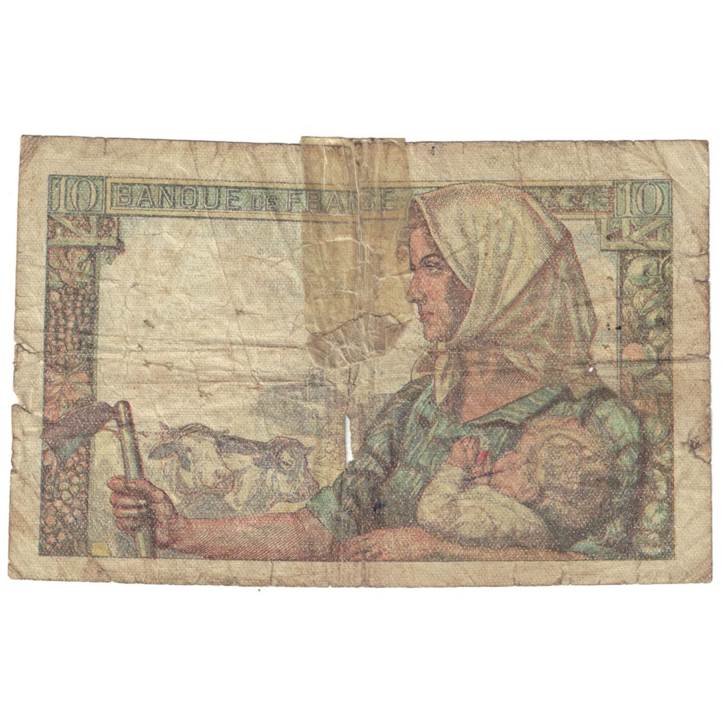 Frankreich, 10 Francs, Mineur, 1949, R.165, GE, Fayette:8.21, KM:99f