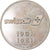 Suiza, medalla, Cinquantenaire de Swissair, Aviation, 1981, EBC, Plata