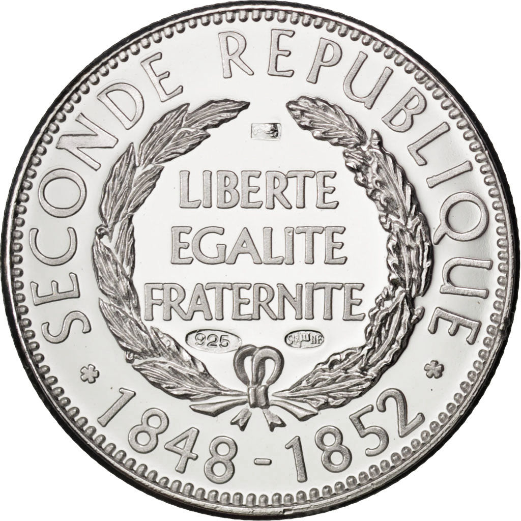 FRANCE, History, French Second Republic, Medal, MS(60-62), Silver, 21, 5.90