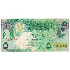 Banconote, Quatar, 5 Riyals, KM:21, BB