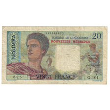 Billet, Condominium des Nouvelles-Hébrides, 20 Francs, Undated (1941-45)