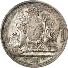 FRANCE, Arts & Culture, French Third Republic, Medal, 1877, AU(55-58), Silver,..