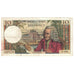 France, 10 Francs, Voltaire, 1965, X.200, EF(40-45), Fayette:62.18, KM:147a