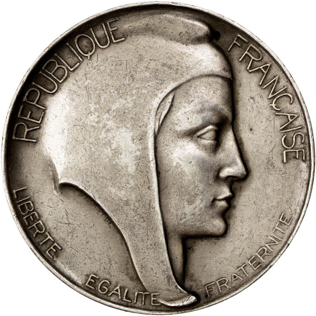France, Medal, French Fifth Republic, Business & industry, TTB+, Argent