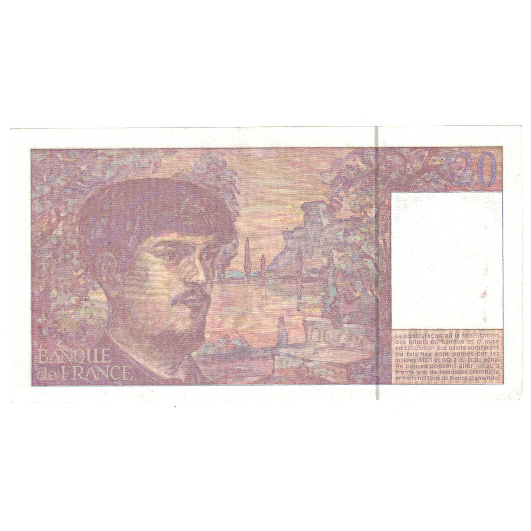 Francia, 20 Francs, Debussy, 1997, Q.057, SC, Fayette:66ter.2, KM:151i