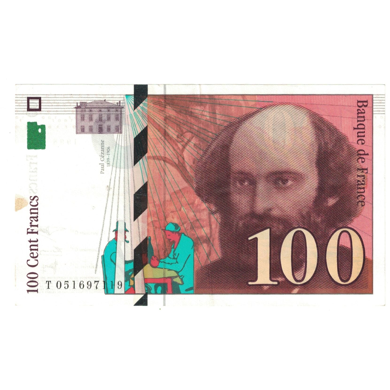 Francia, 100 Francs, Cézanne, 1998, T.051, SPL-, Fayette:74.02, KM:158a