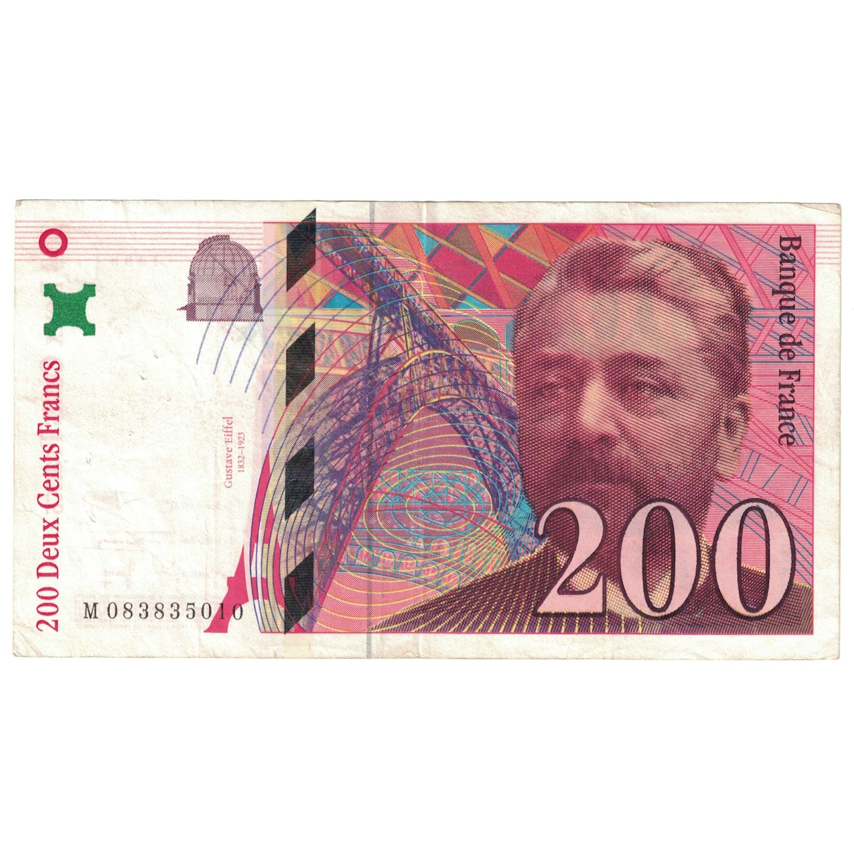 Francia, 200 Francs, Eiffel, 1999, M.083, BB, Fayette:75.5, KM:159c