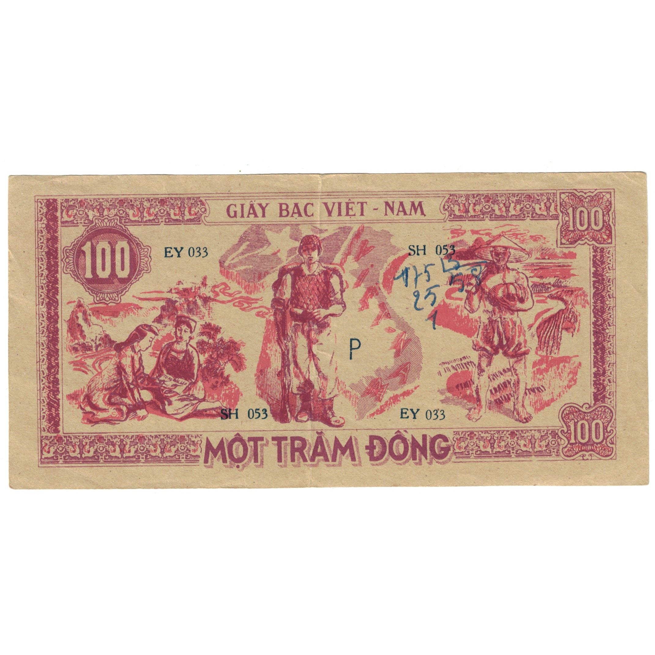 Banknote, Vietnam, 100 D<ox>ng, Undated (1948), Undated (1948), KM:28c