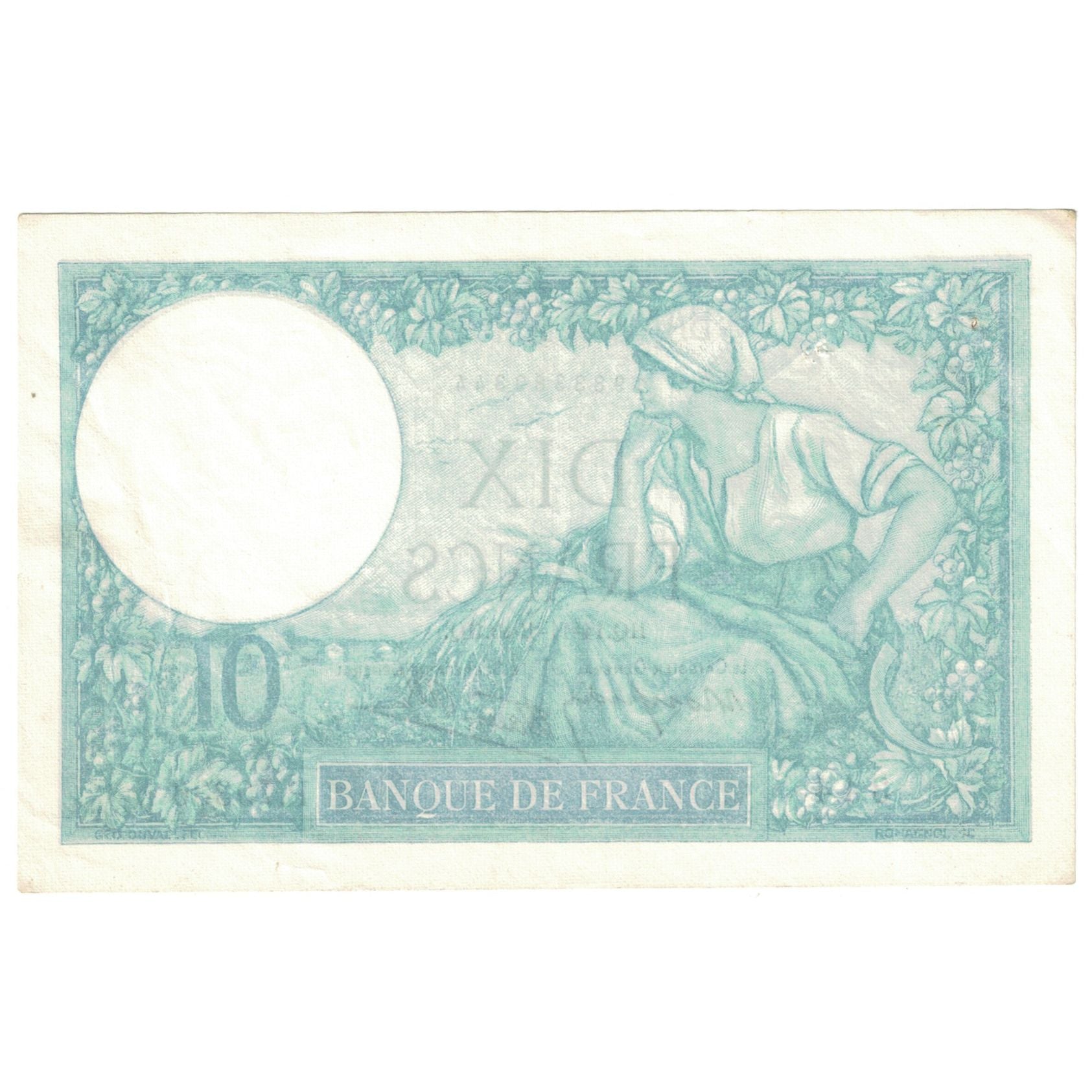 Frankrijk, 10 Francs, Minerve, 1940, P.79336, SUP, Fayette:7.20, KM:84