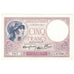 Francia, 5 Francs, Violet, 1940, G.67506, SC+, Fayette:4.17, KM:83