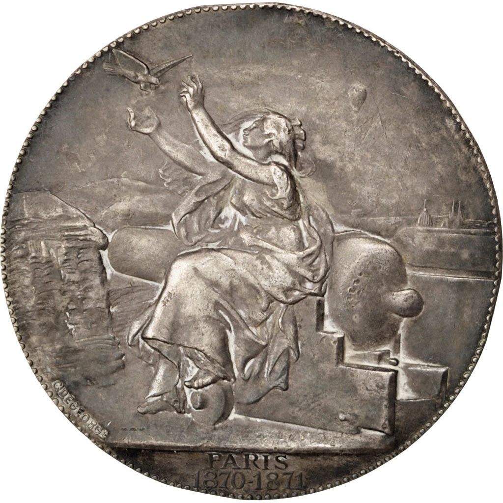 FRANCE, Politics, Society, War, Government of National Defense, Medal, 1871,...
