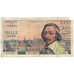 Francja, 1000 Francs, Richelieu, 1956, L.300, AG(1-3), Fayette:42.24, KM:134a