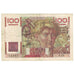 Frankrijk, 100 Francs, Jeune Paysan, 1945, E.13, TB+, Fayette:28.1, KM:128a