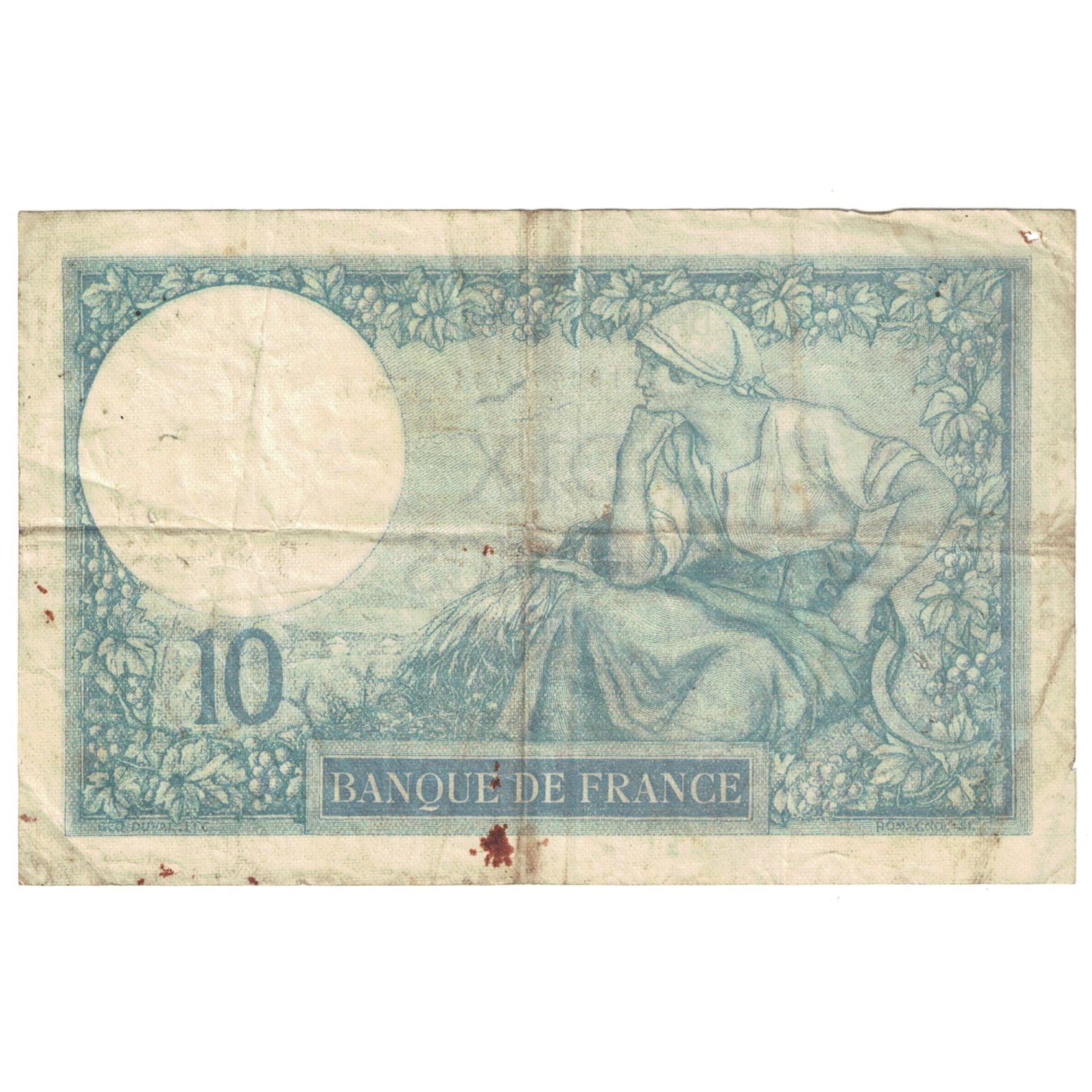 Francja, 10 Francs, Minerve, 1927, X.45311, VF(20-25), Fayette:6.12, KM:73d