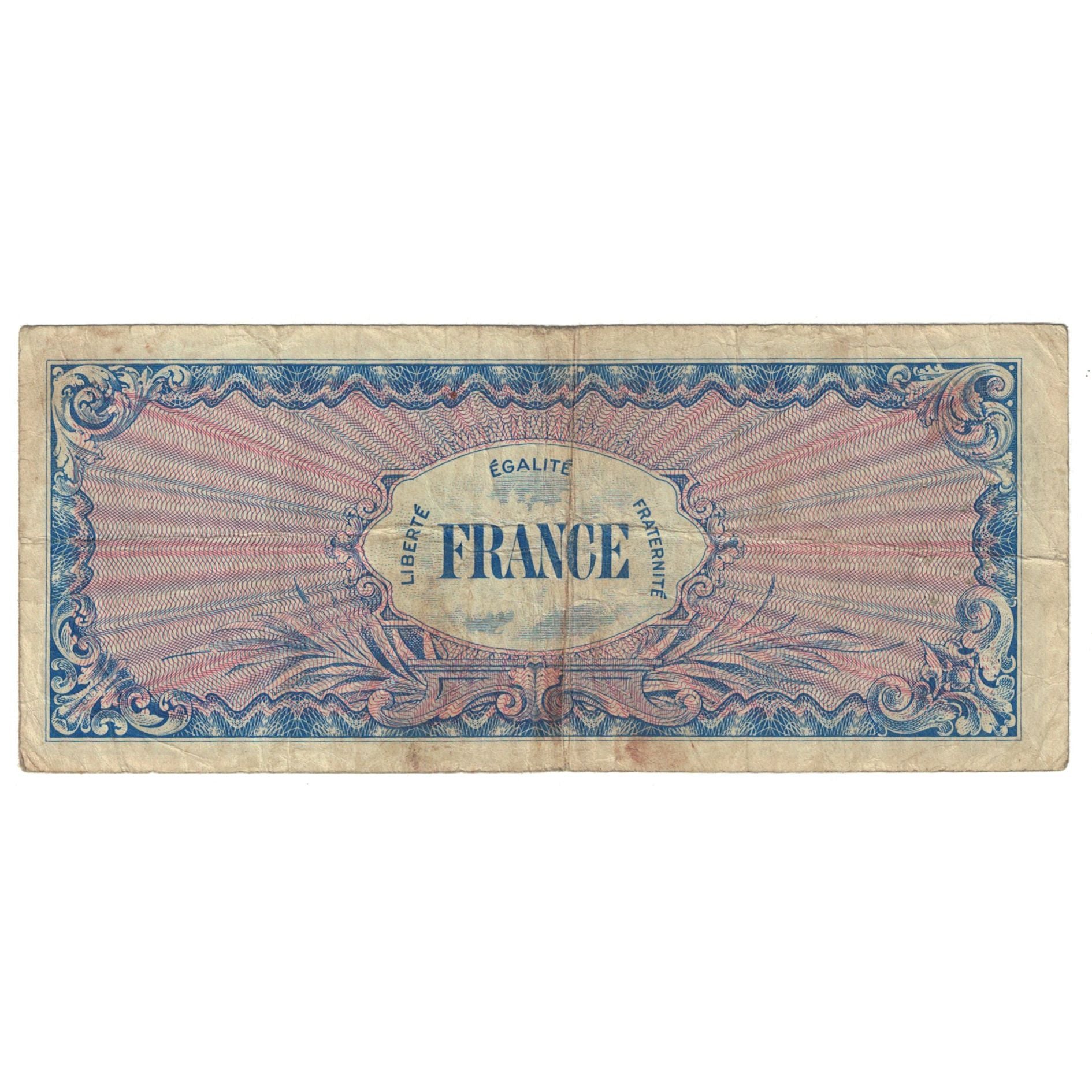 Francia, 100 Francs, Flag/France, 1944, 75026276, BC, Fayette:VF25.7, KM:123c