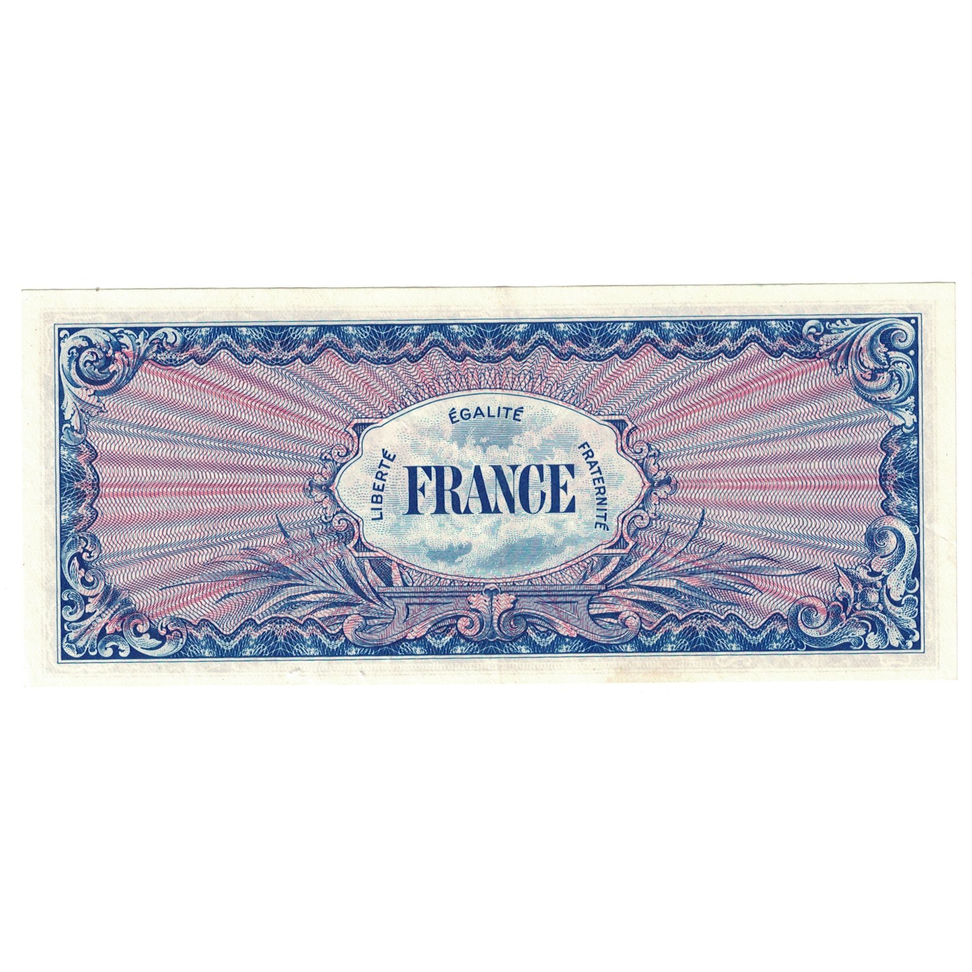 France, 50 Francs, Flag/France, 1944, 70660986, UNC(64), Fayette:VF24.01