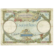 França, 50 Francs, Luc Olivier Merson, 1932, X.11843, VG(8-10), Fayette:16.3