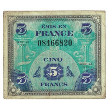 Frankreich, 5 Francs, Flag/France, 1944, SÉRIE 1944, S, Fayette:VF17.1, KM:115a