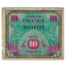 France, 10 Francs, Flag/France, 1944, SÉRIE 1944, VF(20-25), Fayette:VF18.1