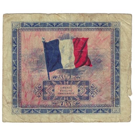France, 10 Francs, Flag/France, 1944, SÉRIE 1944, VF(20-25), Fayette:VF18.1